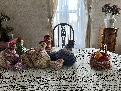 Ruth; Handy Work; Emotional Support Chickens